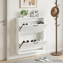 Vægmonteret Skoskab HOORN 71 x 17 x 86 cm Konstrueret træ