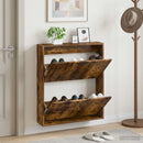 Vægmonteret Skoskab HOORN 71 x 17 x 86 cm Konstrueret træ