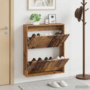 Vægmonteret Skoskab HOORN 71 x 17 x 86 cm Konstrueret træ