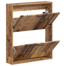 Vægmonteret Skoskab HOORN 71 x 17 x 86 cm Konstrueret træ