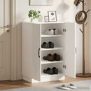 Sko skab HOORN 59,5 x 39,5 x 87 cm Konstrueret træ Hvid