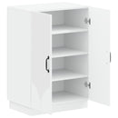 Sko skab HOORN 59,5 x 39,5 x 87 cm Konstrueret træ Hvid