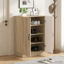 Sko skab HOORN 59,5 x 39,5 x 87 cm Konstrueret træ Sonoma-eg
