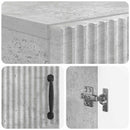 Sko skab HOORN 59,5 x 39,5 x 87 cm Konstrueret træ Betongrå