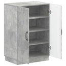 Sko skab HOORN 59,5 x 39,5 x 87 cm Konstrueret træ Betongrå