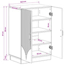 Sko skab HOORN 59,5 x 39,5 x 87 cm Konstrueret træ Gammelt træ