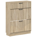 Sko skab HOORN 78 x 24 x 100 cm Konstrueret træ Sonoma-eg