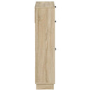Sko skab HOORN 78 x 24 x 100 cm Konstrueret træ Sonoma-eg