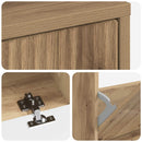 Sko skab HOORN 78 x 24 x 100 cm Konstrueret træ Artisan-eg