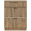 Sko skab HOORN 78 x 24 x 100 cm Konstrueret træ Artisan-eg
