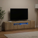 LED TV-skab Sonoma-eg Konstrueret træ