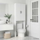 Toilet Skab HOORN Hvid 66 x 25,5 x 190 cm Konstrueret træ