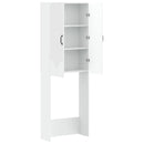 Toilet Skab HOORN Hvid 66 x 25,5 x 190 cm Konstrueret træ