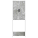 Toilet Skab HOORN Betongrå 66 x 25,5 x 190 cm Konstrueret træ