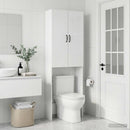 Toilet Skab HOORN Hvid højglans 66 x 25,5 x 190 cm