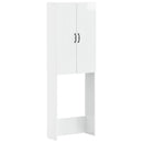 Toilet Skab HOORN Hvid højglans 66 x 25,5 x 190 cm