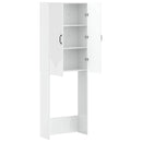 Toilet Skab HOORN Hvid højglans 66 x 25,5 x 190 cm
