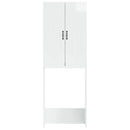 Toilet Skab HOORN Hvid højglans 66 x 25,5 x 190 cm