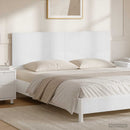 Væghængt hovedgærde HOORN Hvid Konstrueret træ