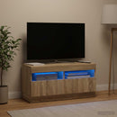 LED TV-skab Sonoma-eg Konstrueret træ