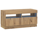 LED TV-skab Artisan-eg Konstrueret træ