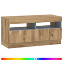 LED TV-skab Artisan-eg Konstrueret træ