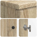 Badeværelsesskabsunder BREDA Sonoma-eg 59,5 x 31,5 x 59 cm