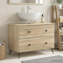 Badeværelsesskabsunder BREDA Sonoma-eg 82 x 41 x 59 cm