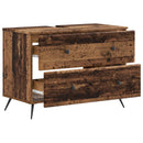 Badeværelsesskabsunder BREDA Gammelt træ 82 x 41 x 59 cm