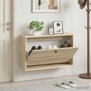 Vægmonteret Skoskab BREDA 71 x 17 x 43 cm Konstrueret træ