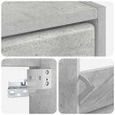 Vægmonteret Skoskab BREDA 71 x 17 x 43 cm Konstrueret træ