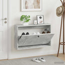 Vægmonteret Skoskab BREDA 71 x 17 x 43 cm Konstrueret træ
