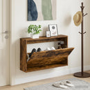 Vægmonteret Skoskab BREDA 71 x 17 x 43 cm Konstrueret træ