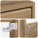 Vægmonteret Skoskab BREDA 71 x 17 x 43 cm Konstrueret træ