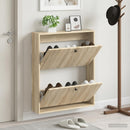 Vægmonteret Skoskab BREDA 71 x 17 x 86 cm Konstrueret træ