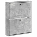 Vægmonteret Skoskab BREDA 71 x 17 x 86 cm Konstrueret træ