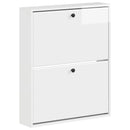 Vægmonteret Skoskab BREDA 71 x 17 x 86 cm Konstrueret træ