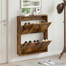 Vægmonteret Skoskab BREDA 71 x 17 x 86 cm Konstrueret træ