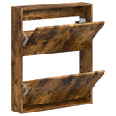 Vægmonteret Skoskab BREDA 71 x 17 x 86 cm Konstrueret træ