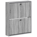 Vægmonteret Skoskab BREDA 71 x 17 x 86 cm Konstrueret træ