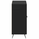Sko skab BREDA 59,5 x 39,5 x 90 cm Konstrueret træ Sort