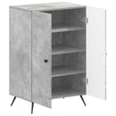 Sko skab BREDA 59,5 x 39,5 x 90 cm Konstrueret træ Betongrå
