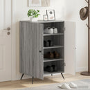 Sko skab BREDA 59,5 x 39,5 x 90 cm Konstrueret træ Grå Sonoma