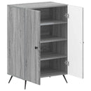 Sko skab BREDA 59,5 x 39,5 x 90 cm Konstrueret træ Grå Sonoma