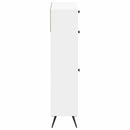Sko skab BREDA 78 x 24 x 103 cm Konstrueret træ Hvid