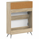 Sko skab BREDA 78 x 24 x 103 cm Konstrueret træ Sonoma-eg