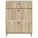 Sko skab BREDA 78 x 24 x 103 cm Konstrueret træ Sonoma-eg