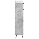 Sko skab BREDA 78 x 24 x 103 cm Konstrueret træ Betongrå