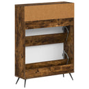 Sko skab BREDA 78 x 24 x 103 cm Konstrueret træ Røget eg