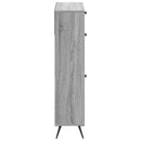 Sko skab BREDA 78 x 24 x 103 cm Konstrueret træ Grå Sonoma
